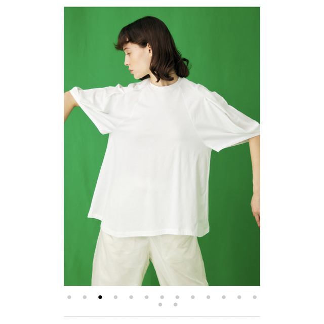 ENFOLD  FLOWER-SLEEVE PULLOVER