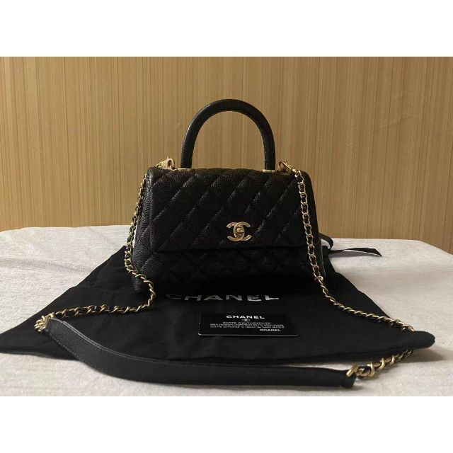 限定価格セール!】 CHANEL - ココハンドル マトラッセ ソーブラック