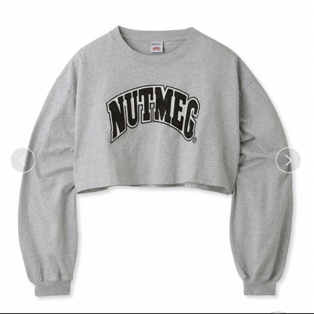 SNIDEL(スナイデル)の 【NUTMEG】クロップドロングTシャツ レディースのトップス(Tシャツ(長袖/七分))の商品写真