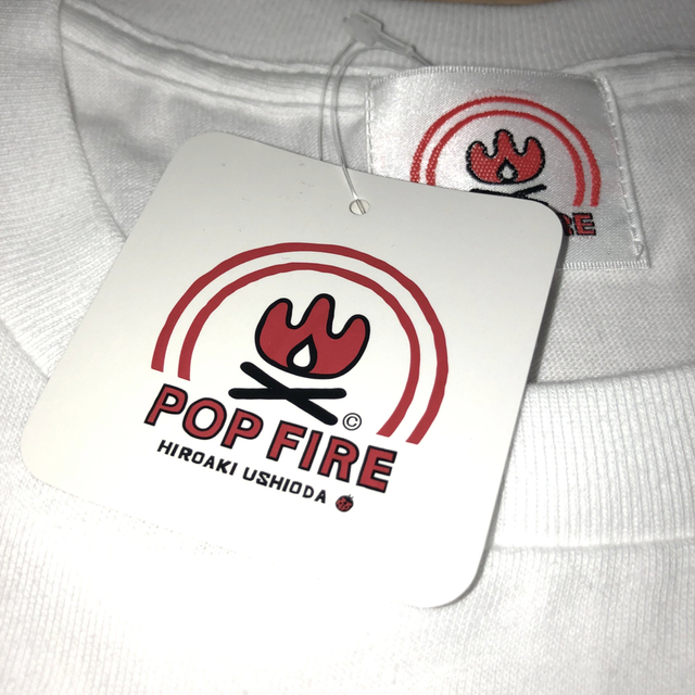 Tシャツ　キャンプ　POPFIRE 【新品】半袖　M メンズのトップス(Tシャツ/カットソー(半袖/袖なし))の商品写真