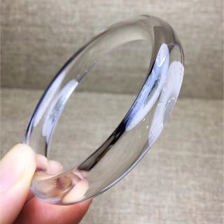 高級】白水晶 バングル 54mmの通販 by Rui|ラクマ