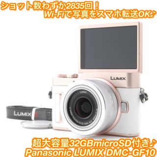 パナソニック(Panasonic)の★高級感あふれるエレガントミラーレス♪自撮りもOK☆パナソニック GF10★(ミラーレス一眼)