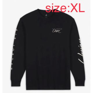 ナイキ(NIKE)のJordan x UNION Long Sleeve Tee XL Black(Tシャツ/カットソー(七分/長袖))