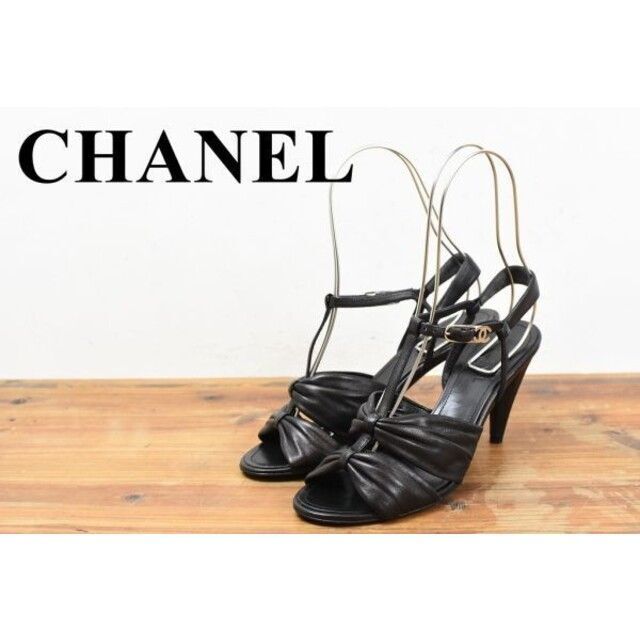 代引き不可】 AL AC0024 高級 CHANEL シャネル レザー タック デザイン