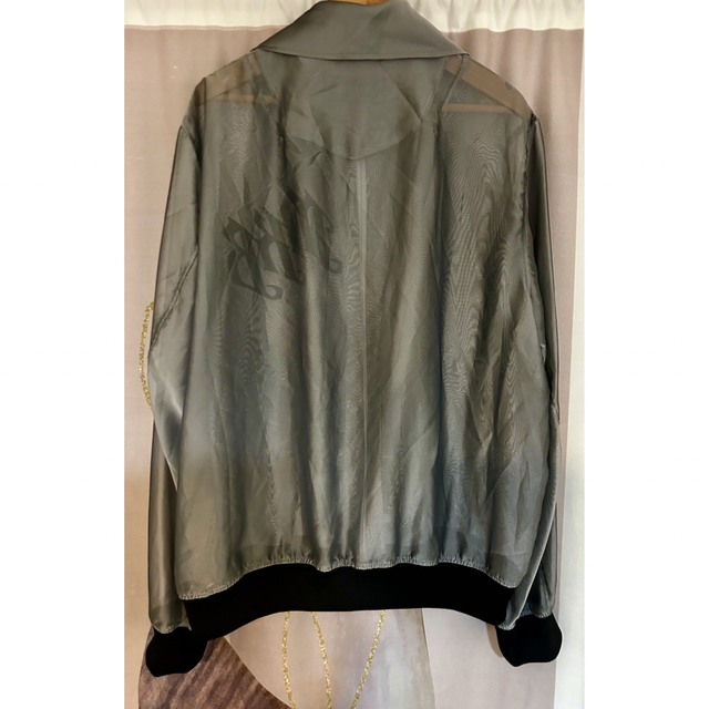 MILKBOY ミルクボーイ CRYSTAL シースルー ブルゾン シルバー ☆限定