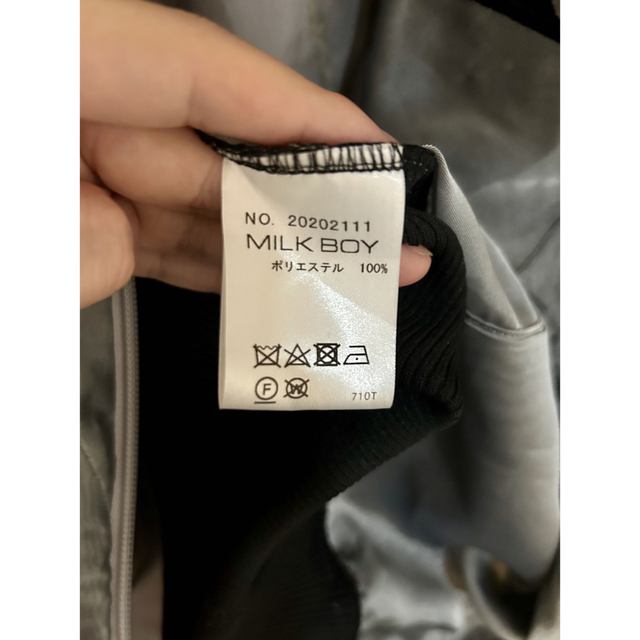 MILKBOY ミルクボーイ CRYSTAL シースルー ブルゾン シルバー ☆限定