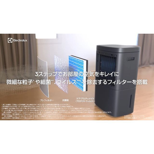 Electrolux(エレクトロラックス)の新品 エレクトロラックス 除湿空気清浄機 UltimateHome500 スマホ/家電/カメラの生活家電(加湿器/除湿機)の商品写真