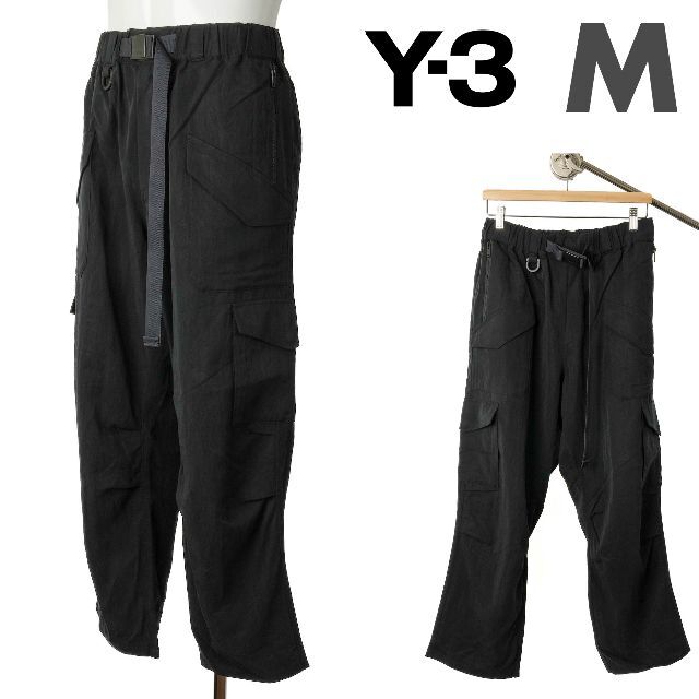 Y-3 ワイスリー 23SS UTILITY CARGO PANTS カーゴパンツ H63080 ブラック S