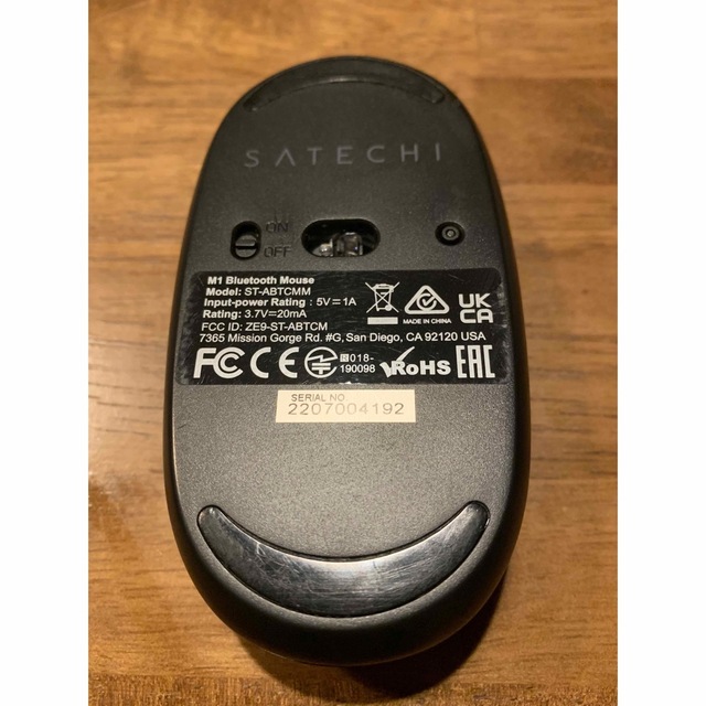 satechi M1 WIRELESS MOUSE サテチ　マウス スマホ/家電/カメラのPC/タブレット(PC周辺機器)の商品写真