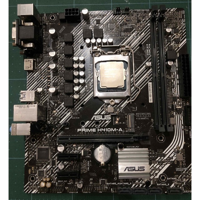 ASUS PRIME H410M-A とCPU G5905 セットスマホ/家電/カメラ