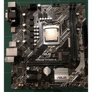 エイスース(ASUS)のASUS PRIME H410M-A とCPU G5905 セット(PCパーツ)