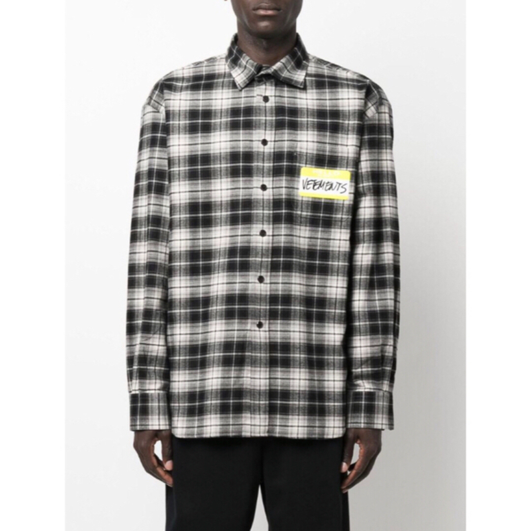 [定価以下]登坂広臣 vetements flannel check shirt