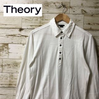 セオリー(theory)のセオリー　Theory 半袖　ポロシャツ　白(ポロシャツ)