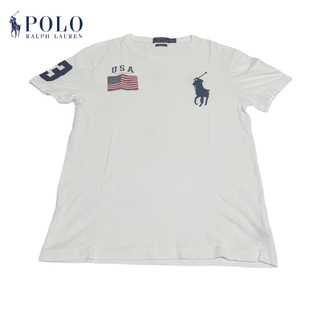 ポロラルフローレン(POLO RALPH LAUREN)のPOLO RALPH LAUREN ビッグポロ星条旗Tシャツ(Tシャツ/カットソー(半袖/袖なし))