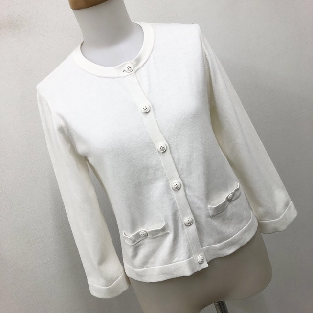 BLUE LABEL CRESTBRIDGE 薄手ニットカーディガン 38小さめ | フリマアプリ ラクマ
