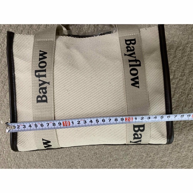 BAYFLOW(ベイフロー)のBAYFLOW  ロゴテープキャンバストート レディースのバッグ(トートバッグ)の商品写真