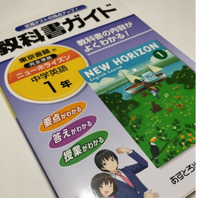 教科書ガイド東京書籍版完全準拠ニュ－ホライズン 教科書の内容がよくわかる！ 中学 エンタメ/ホビーの本(語学/参考書)の商品写真