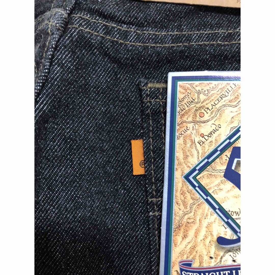 Levi's(リーバイス)のデッド 先染め ブラック黒 USA製 90s リーバイス 505 デニム パンツ メンズのパンツ(デニム/ジーンズ)の商品写真