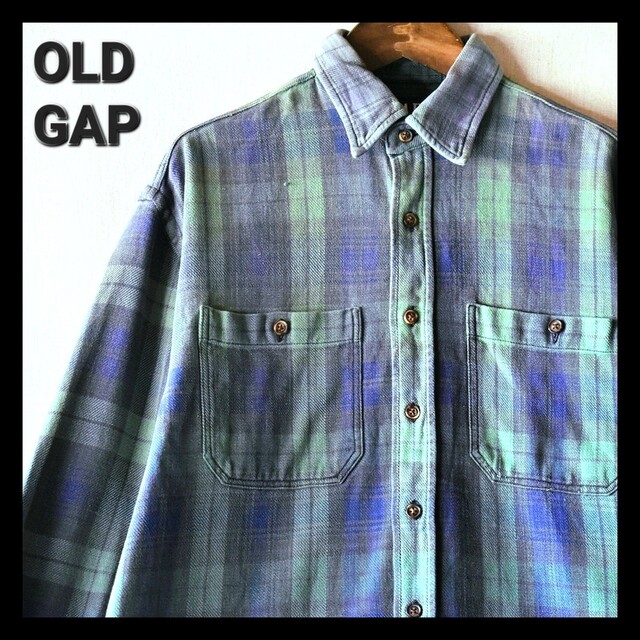 90s OLD GAP オンブレチェック ネルシャツ