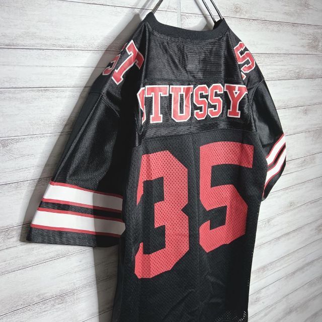 STUSSY - 【入手困難!!】ステューシー ✈︎ゲームシャツ メッシュ