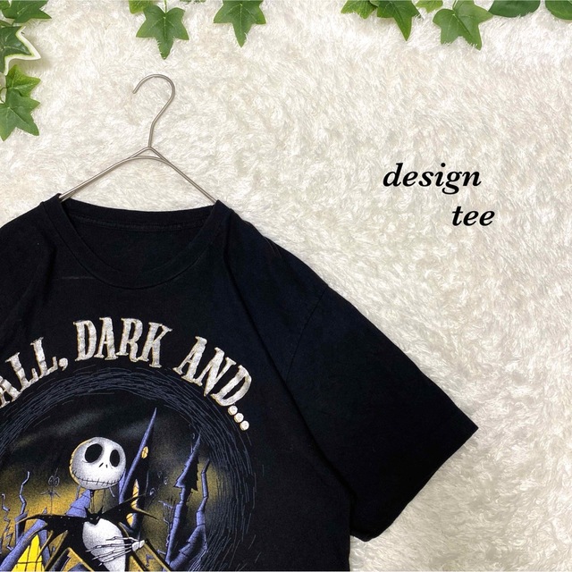 ディズニー  ハロウィン ナイトメア ジャック ビッグ シルエット Tシャツ