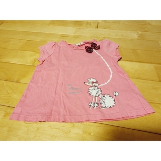 エニィファム(anyFAM)のany FAM　120センチ　ｴﾆﾌｧﾑ　ピンク　Tシャツ　犬(Tシャツ/カットソー)