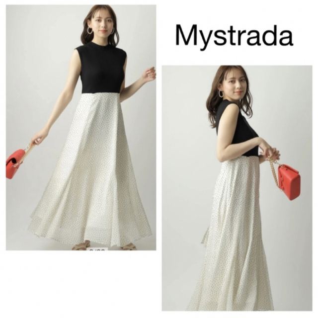 Mystrada ＊ノースリエアリードッキングワンピース