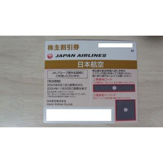 ジャル(ニホンコウクウ)(JAL(日本航空))の日本航空 株主優待券　1枚(航空券)