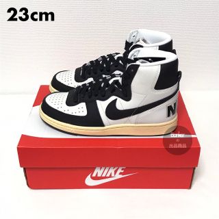 ナイキ(NIKE)の23《新品》NIKE ターミネーター ハイ ヴィンテージ パンダ ブラック(スニーカー)