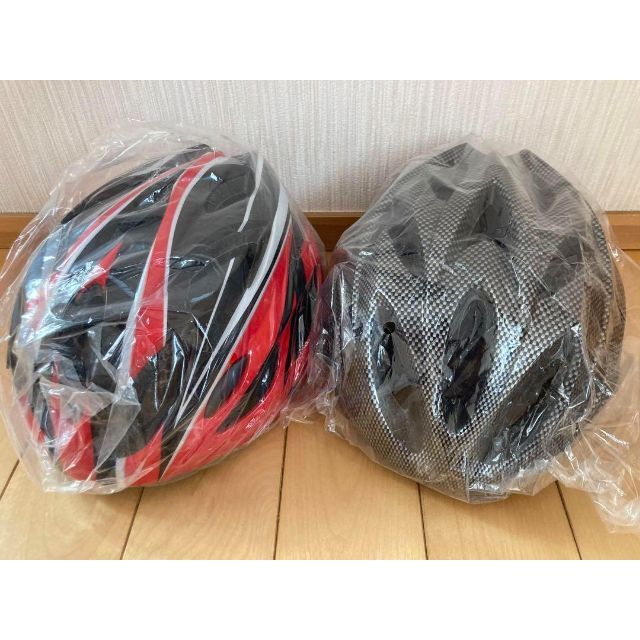 新品未使用】男女兼用ヘルメットセットの通販 by ふくちゃん's shop
