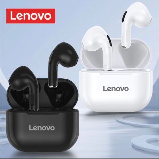 レノボ(Lenovo)の【新品】ワイヤレスイヤホンLenovo LP40 Livepods ブラック(ヘッドフォン/イヤフォン)