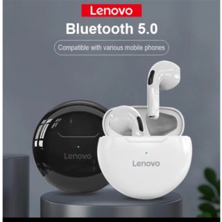 レノボ(Lenovo)の【新品】ワイヤレスイヤホンLenovo-HT38 ブラック(ヘッドフォン/イヤフォン)