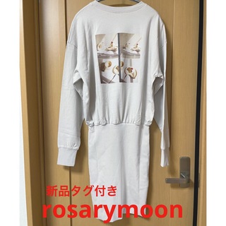 ロザリームーン(Rosary moon)のrosarymoon ロザリームーン　ワンピース　新品未使用タグ付き(ミニワンピース)