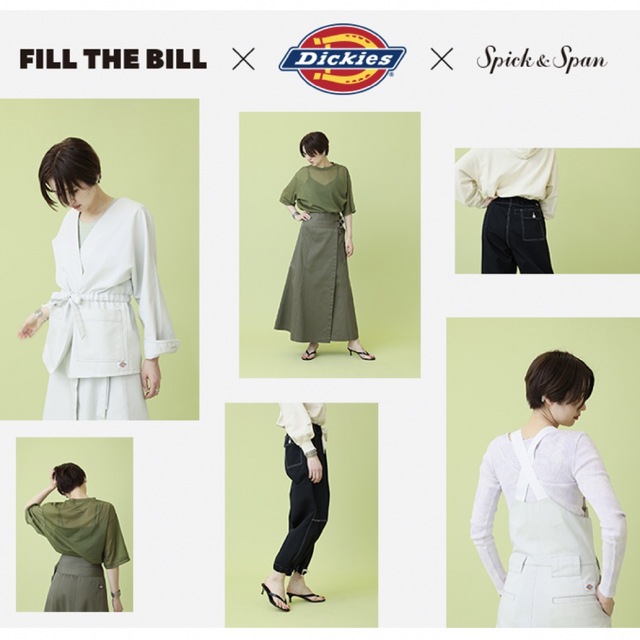 新品FILL THE BILL × Dickies Vカラージャケット完売