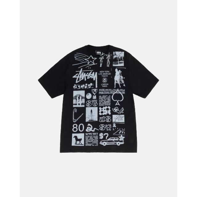 STUSSY(ステューシー)のStussy SARA TEE 黒 L メンズのトップス(Tシャツ/カットソー(半袖/袖なし))の商品写真