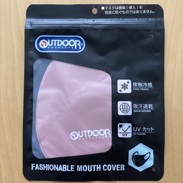 OUTDOOR PRODUCTS(アウトドアプロダクツ)のアウトドアプロダクツ　接触冷感　UVカット　マウスカバー ／ マスク　ピンク レディースのファッション小物(その他)の商品写真