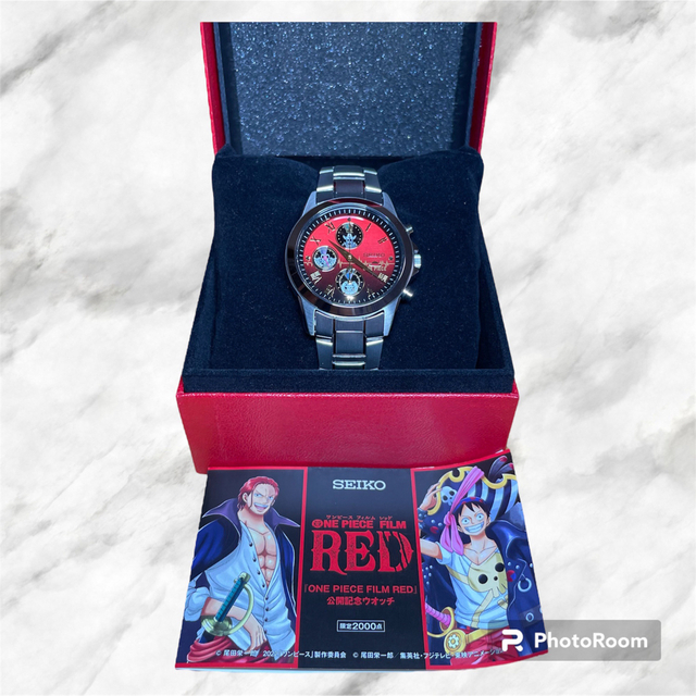 未使用✨ONE PIECE FILM RED✨限定2000個✨SEIKO腕時計-