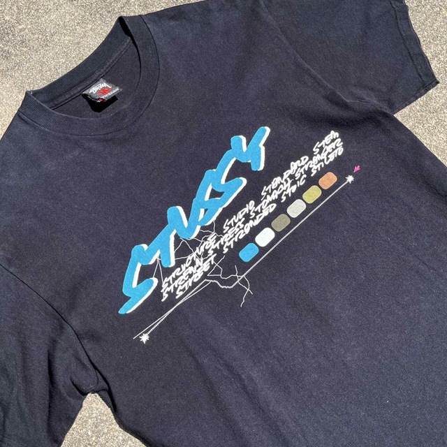 Stussy×FUTURA 08SS graphic print Tee コラボ