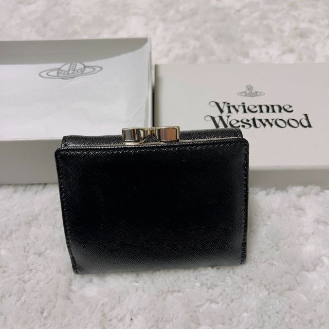 vivienne westwood ディアマンテ オーブ 口金 三つ折り財布 黒chumi_fashion