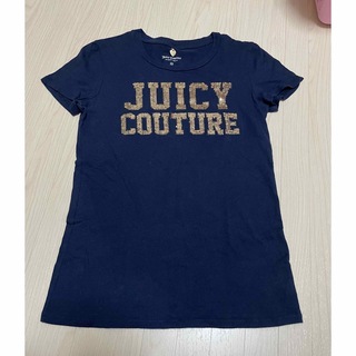 ジューシークチュール(Juicy Couture)の(新品未使用)JUICY COUTURE★スパンコール ネイビーTシャツ(Tシャツ(半袖/袖なし))