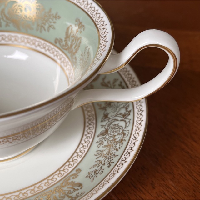 WEDGWOOD - 【黒壺美品】ウェッジウッド☆コロンビアセージグリーン☆C