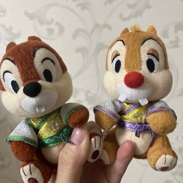 ディズニー チップとデール ぬいぐるみバッジ セット