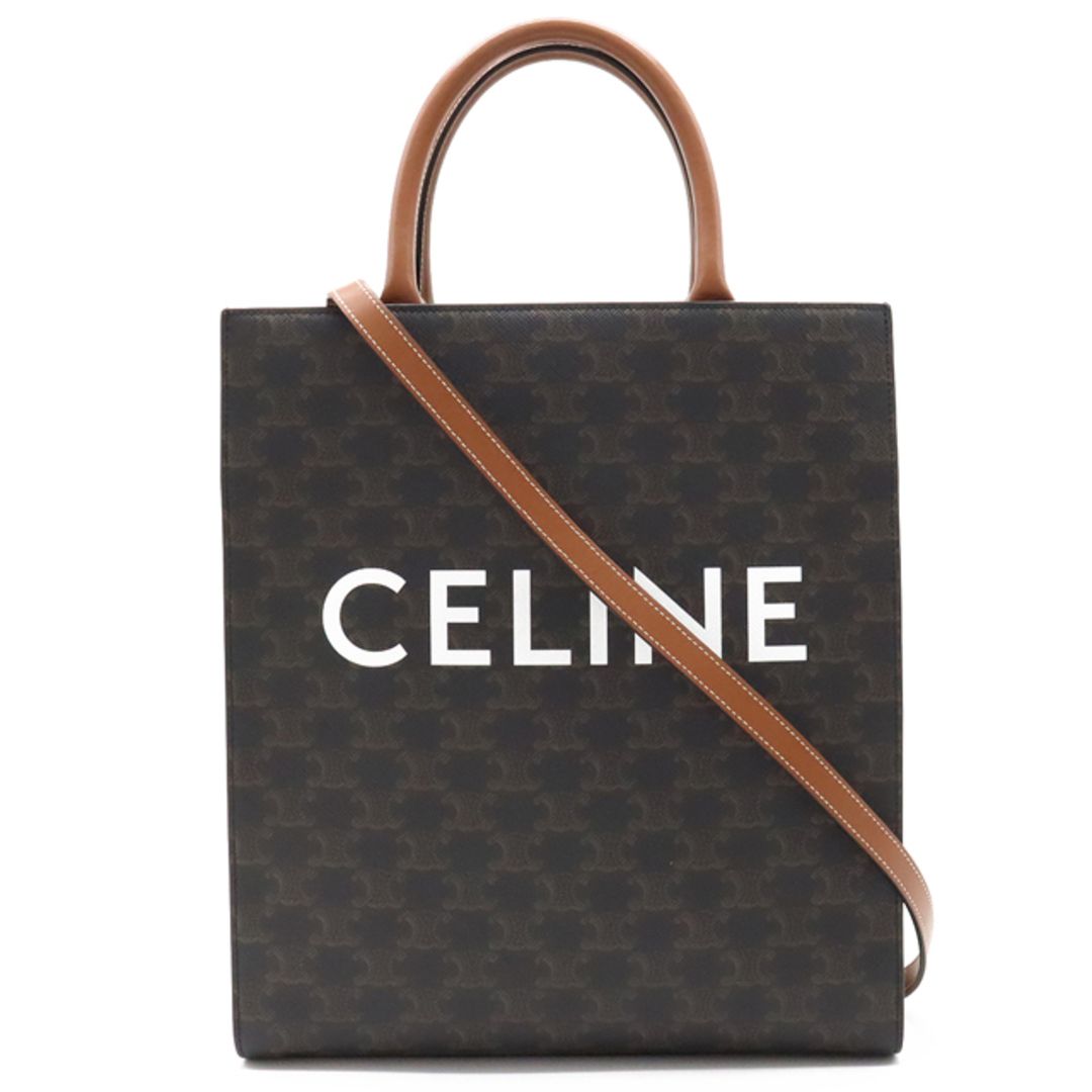 【鑑定済】CELINE トートバッグ ショルダーバッグ バーティカルカバ