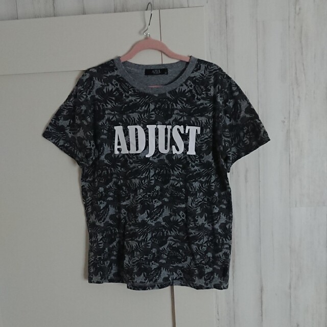 AZUL by moussy(アズールバイマウジー)のAZUL＊半袖Tシャツ プリント 総柄 グレー 160 キッズ/ベビー/マタニティのキッズ服男の子用(90cm~)(Tシャツ/カットソー)の商品写真