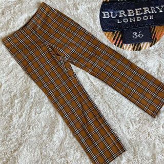 バーバリー(BURBERRY) チェックパンツ カジュアルパンツ(レディース)の