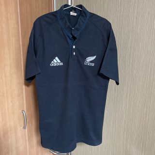 アディダス(adidas)の『adidas』アディダス　ラガーシャツ　オールブラックス　ニュージーランド製(ポロシャツ)