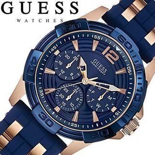 ゲス(GUESS)のGUESS 腕時計 カジュアル ラバーベルト W0366G4(腕時計(アナログ))