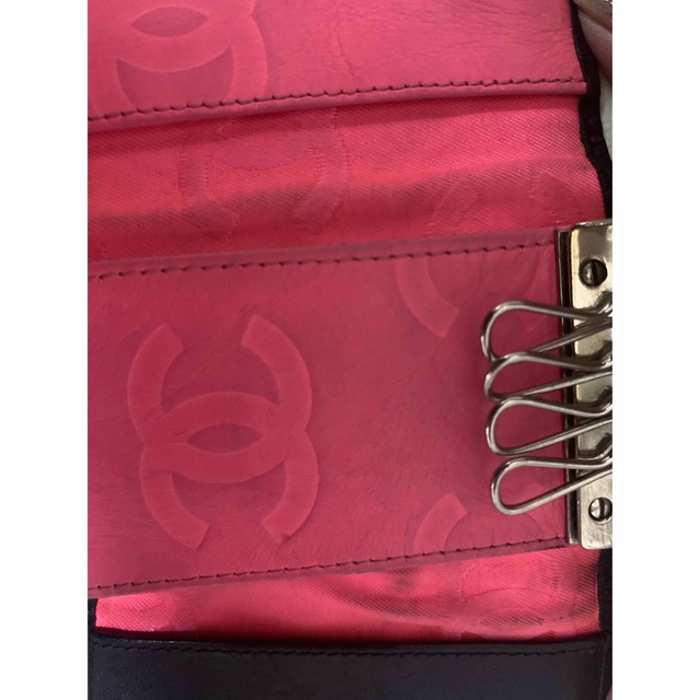 CHANEL - CHANEL シャネルキーケース カンボンライン USEDの通販 by y' shop｜シャネルならラクマ