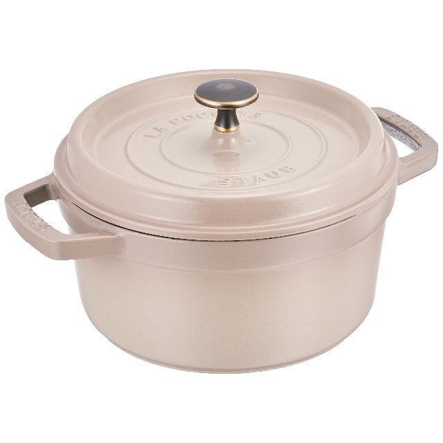 2023最新】staub ストウブ ピコ ココット ラウンド リネン 20c