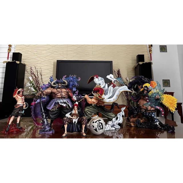 ONE PIECE フィギュア ガレージキット 高級樹脂製 白ひげ LC の ONE PIECE フィギュア ガレージキット 高級樹脂製 白ひげ LC の
